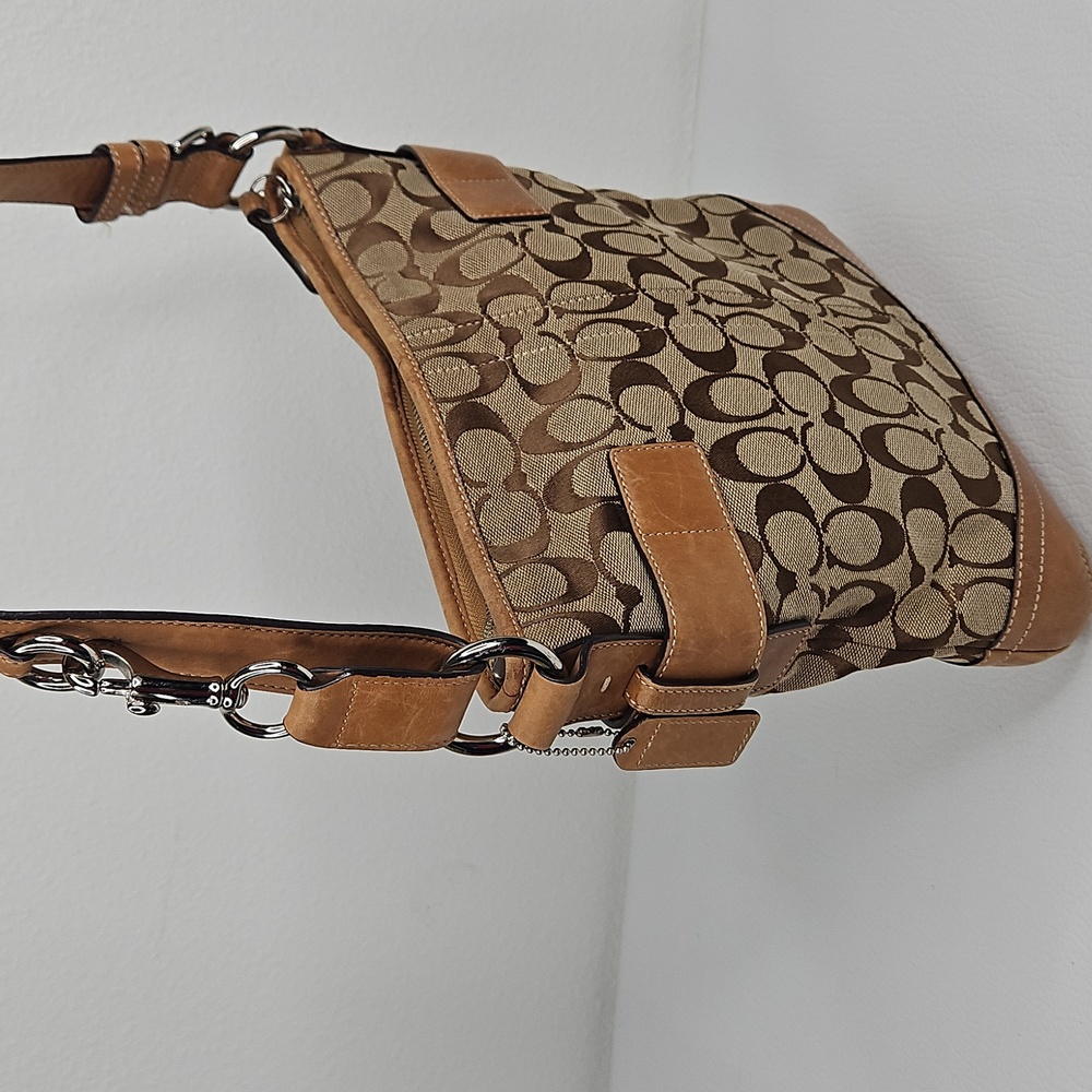 Authentic Coach Monogram Leather SOHO Crossbody Shoulder Bag - Picture 8 of 15